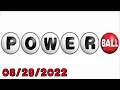 Powerball winning numbers - 2022