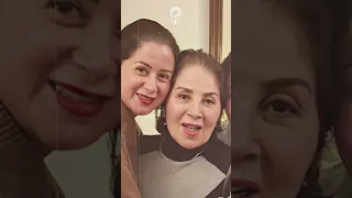 أول ظهور للفنانة بوسي في منزل نور الشريف بعد غياب طويل 