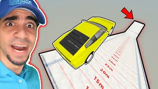 تحدي قفزات مجنونة لن تصدقها BeamNG Drive 