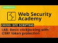 Basic clickjacking with CSRF token protection
