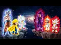 Mario Sonic Goku Vs Luigi Shadow Vegeta Sprite Animation
