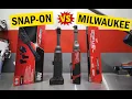 SNAP ON VS MILWAUKEE EXTENDED REACH RATCHET