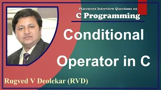 C Question 18 Conditional Operator in C