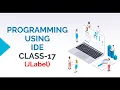 PROGRAMMING USING IDE CLASS-17 JLABEL COMPONENT OF JAVA SWING