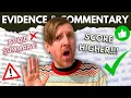 EASY How to Include STRONG Evidence and Commentary in Literary Argument AP Lit Q3