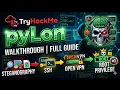 TryHackMe Free Room pyLon Walkthrough Steganography OpenVPN Privilege Escalation Full Guide