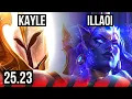 KAYLE vs ILLAOI TOP 9 8 solo kills Legendary EUW Diamond 25 23