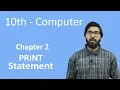 10th Class Computer - Ch 2