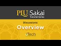 Sakai Discussions Overview