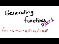 Generating function explained