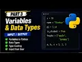 Python Programming Course Part 3 Variables Data Types Type Conversion Input Output Beginners