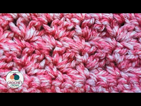 Easy Crochet Spaced Sedge Stitch Demonstration