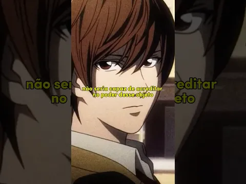 Quando Homem encontra Deus #deathnote #shinigami #anime #kira #quadroembranco