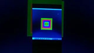 Square Shape Spirals using Python Turtle Graphics