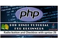 Radio button and Checkbox with syntax Hindi Tutorial-26