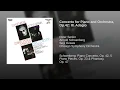 Concerto for Piano and Orchestra, Op. 42: III. Adagio