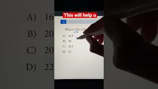 Simplifying Percentages Math Trick SAT ACT Test Help Hack