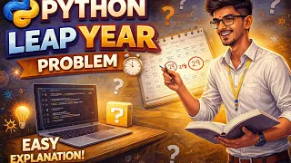 Leap Year Program in Python Easy Trick Explained Coding Challenge