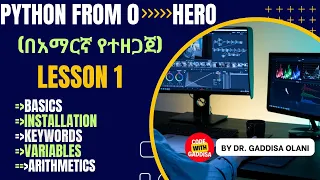 Python programming Lesson 1 Variables data types and comments