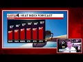 Heat wave builds Thursday real-feel tops 100