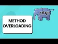 Method Overloading in PHP