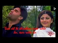 Tum Dil Ki Dhadkan Mein | Dhadkan | Lyrical | Lyrics video | Suniel S, Shilpa S, Akshay K |