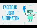 Facebook Login Automation with Python Bangla tutorial