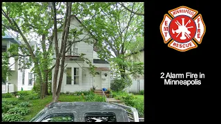 Minneapolis 2-Alarm Fire 2021 Minnesota