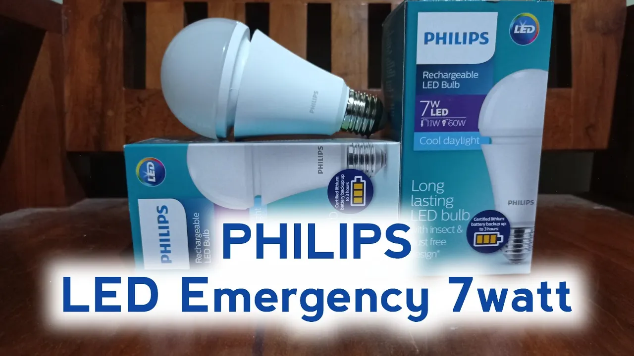 #Philips LED Emergency Bulp (review & test) ; VLOG.031