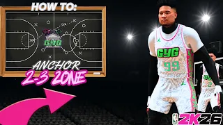 HOW TO ANCHOR The 2 3 ZONE In NBA 2K26 