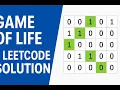LeetCode 289 Game of Life Explained JavaScript Grid Solution
