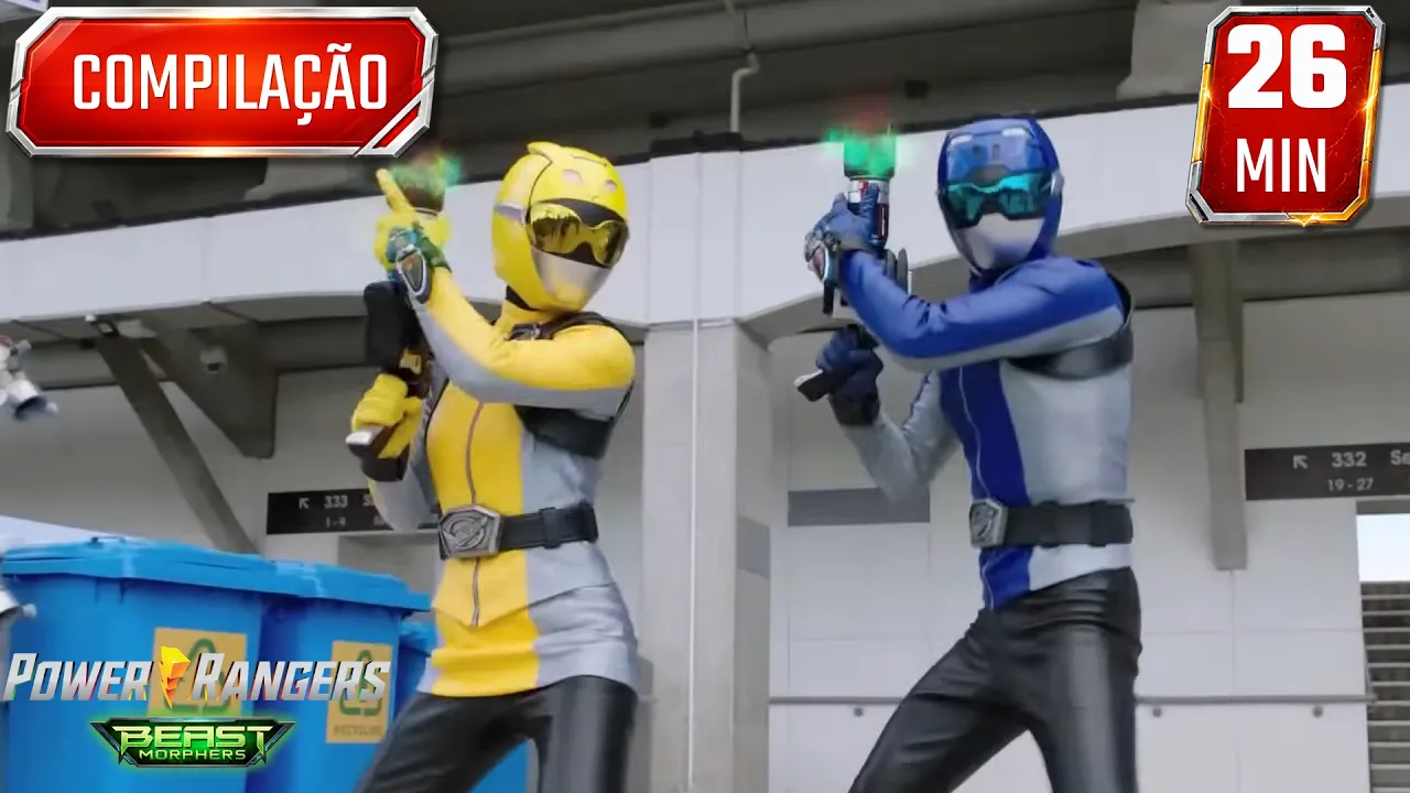 Power Rangers para Crianças | Beast Morphers | Melhores Momentos | Compilação 3