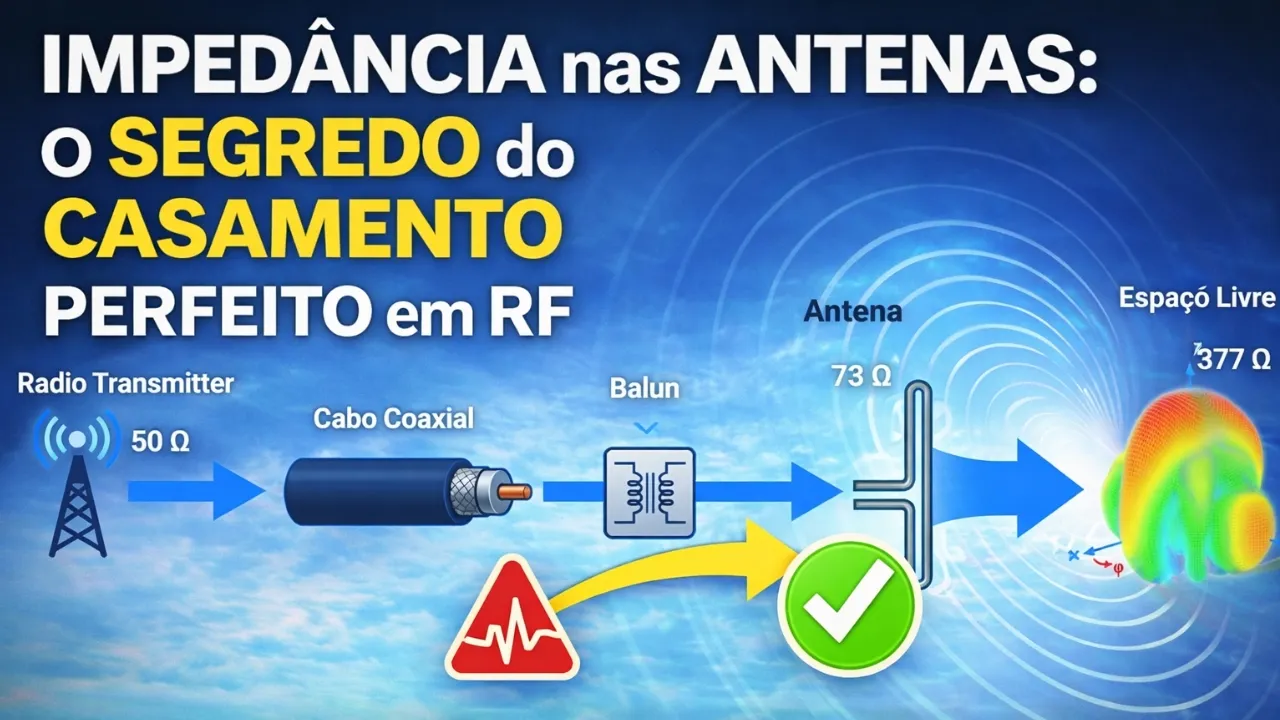 Impedância nas Antenas: O Segredo do Casamento Perfeito em RF