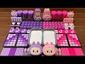Download Lagu PURPLE vs PINK LABUBU I Mixing Random into Glossy Slime I Satisfying Slime #898