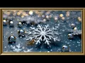 Sparkling Snowflake Art Screensaver 16 Stunning 4K Images for Your TV