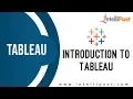 Introduction to Tableau Learn Tableau Software Tableau Demo Intellipaat