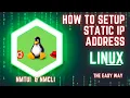 Linux Static IP Setup Made Simple NMTUI NMCLI Guide for Stable Networks