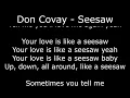 Northern Soul - Don Covay - Seesaw - With Lyrics
