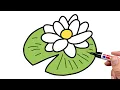 How to Draw a Lily Pad