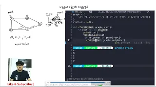 7 4 Depth First Search DFS in Python Data Structures in Python