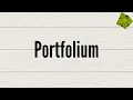 Portfolium Tutorial for Students