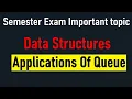 Applications of Queue Data Structure Quick Revision Tutorial