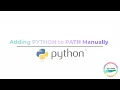 Adding python to your path manually