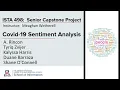 ISTA 498 Senior Capstone Covid-19 Sentiment Analysis