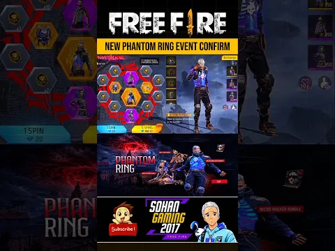 New Phantom Ring Event All Confirmed Rewards π₯° Free Fire #shorts