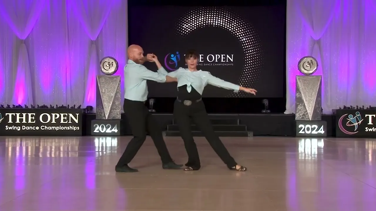 Olivier Massart and Aurélie Daquin - 2nd Place Pro-Am Sophisticated - Follower - The Open 2024