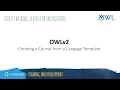 OWLv2 Instructor Creating a New Course from a Cengage Template