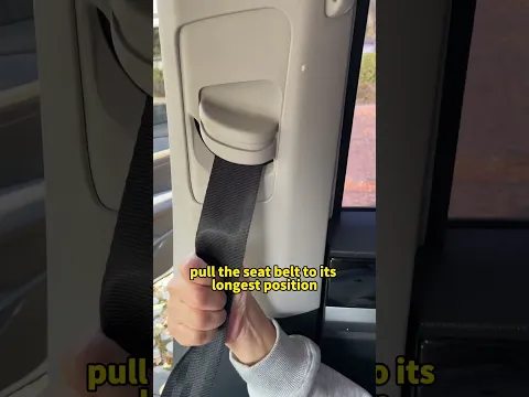 Car seat belt life-saving knowledge that 99% of people don’t know. #car #driving #automobile
