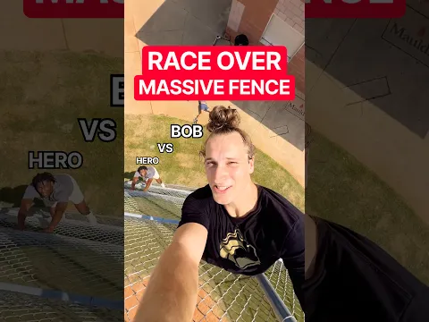 RACING OVER MASSIVE FENCES! 😱