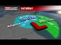Will there be snow in north Georgia this weekend